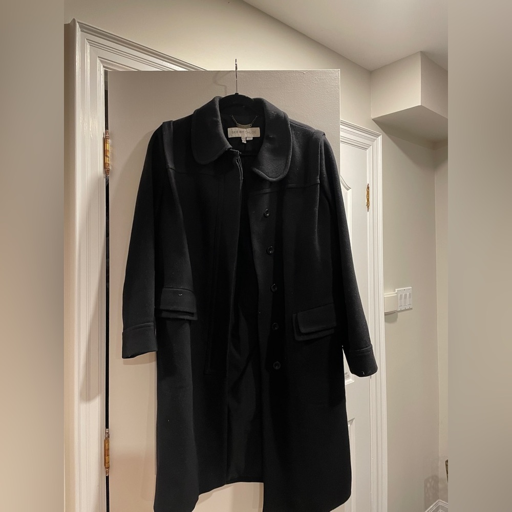 Chloe wool trench coat